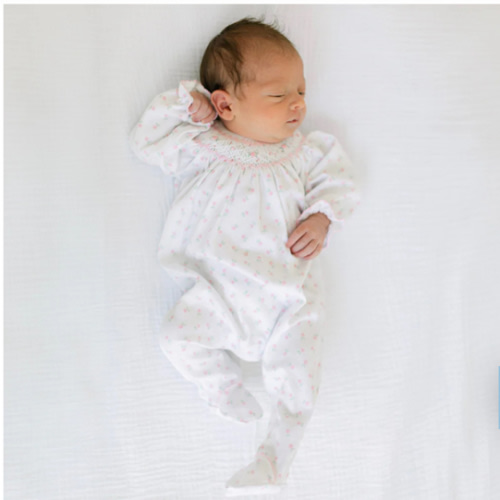 Juliette's Classics Bishop Footie – Magnolia Baby