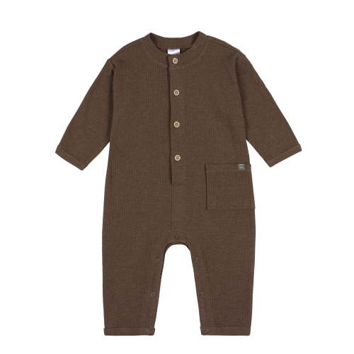 Modern Moments by Gerber Baby Boy Long Leg Hacci Romper, Size 0/3 Months