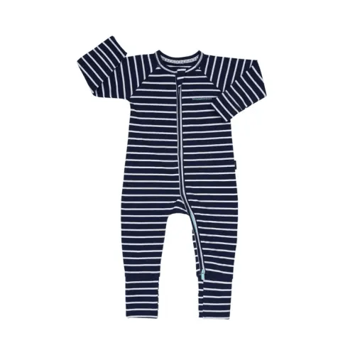 Bonds Wondersuit Navy Stripe | Baby Bunting AU