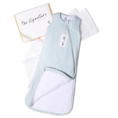 The Signature Bamboo Baby Sleep Sack | Wearable Blanket, Sizes S/M/L for 0–36 Months, TOG 1.0 OEKO-TEX Certified