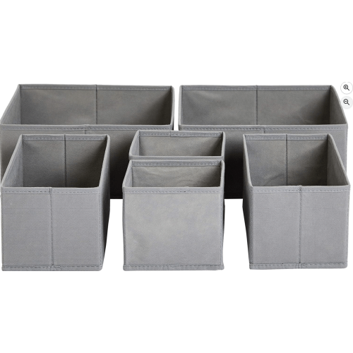 Amazon Basics clothes drawer organisers, set of 6. : Amazon.de: Home & Kitchen