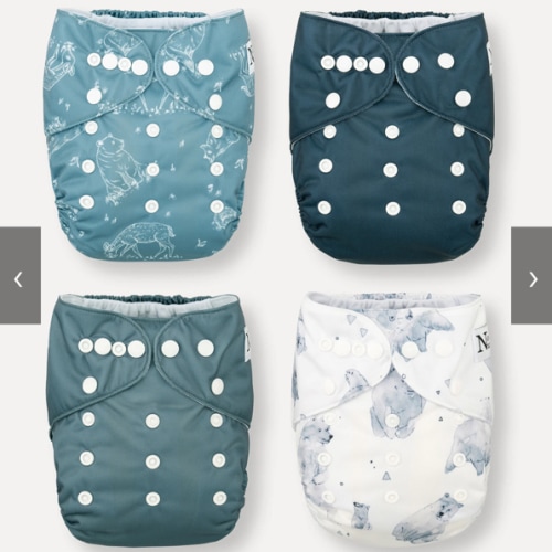 Mama Bear 4 pack cloth diapering pocket covers