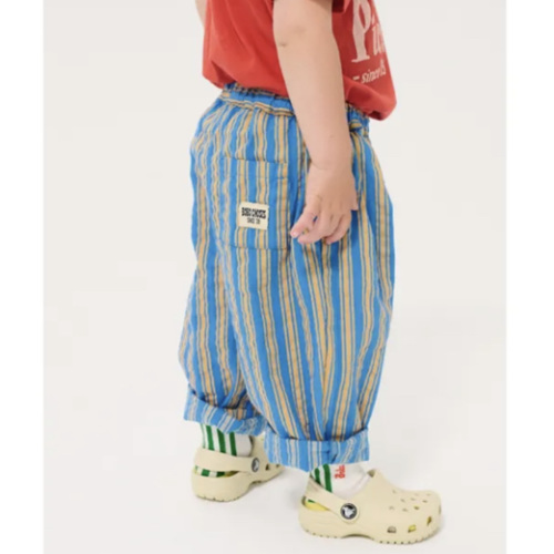 Baby Striped Pants | Blue