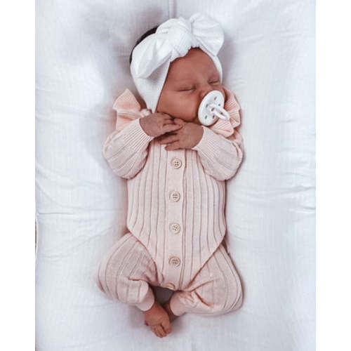 Índigo Dreams - Frill Romper in Soft Pink