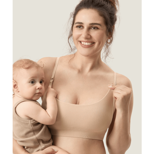 Ribbed Scoop Nursing Bralette