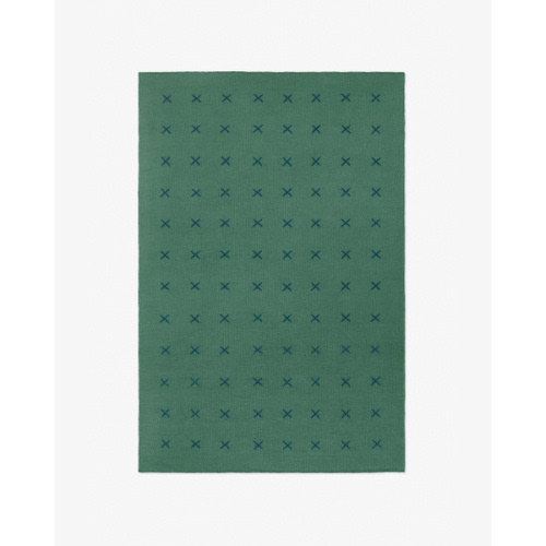 8x10 Rug - Cross Green/Deep Teal