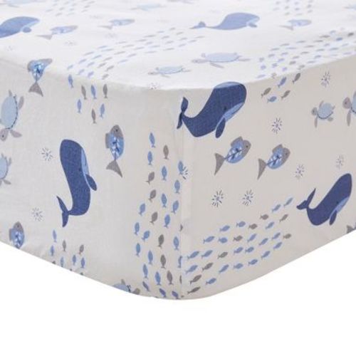 Boho Bay (Monterey) Underwater Fitted Sheet - Levtex Baby