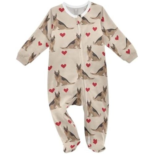 Baby One-Piece Footies River Freshwater Fish Newborn Pjs Footed Bodysuit Rompers for Boys Girls 0-24 Months