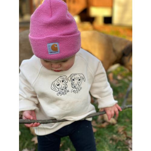 Custom Pet Sweatshirt//Custom Dog Sweatshirt//Baby Shower Gift//Pet Portrait Sweatshirt//New Mom Mama to Be Gift//Baby Holiday Gift Idea