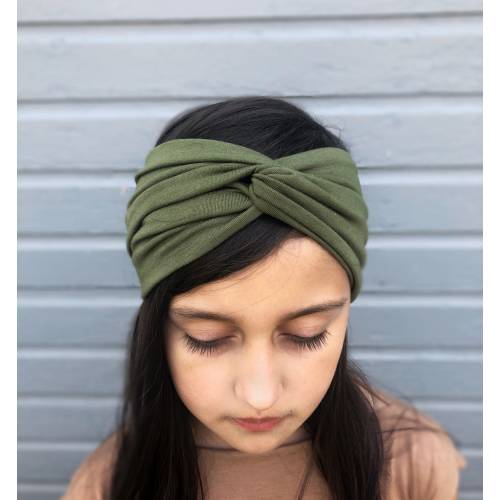 NEW COLORS! "Pinky Swear" Twisted Loop Headband for Adults, Youth, Child, Toddler, Baby, Stretch Bamboo, Organic Cotton Headwrap