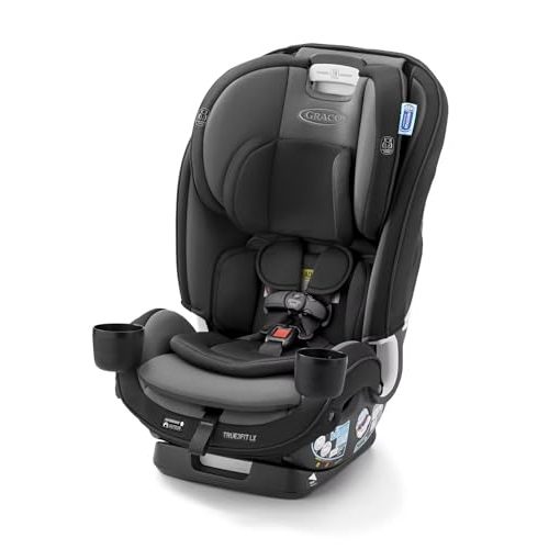Graco True3Fit LX 3-in-1 Slimfit Car Seat, Rear Facing, Forward Facing to Highback Booster Car Seat, ft. Anti-Rebound Bar - Gotham