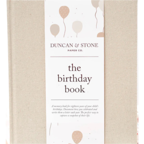 Keepsake Birthday Book | Duncan & Stone Paper Co.