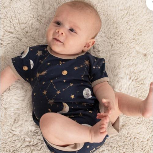 Starry Night Shorty Romper