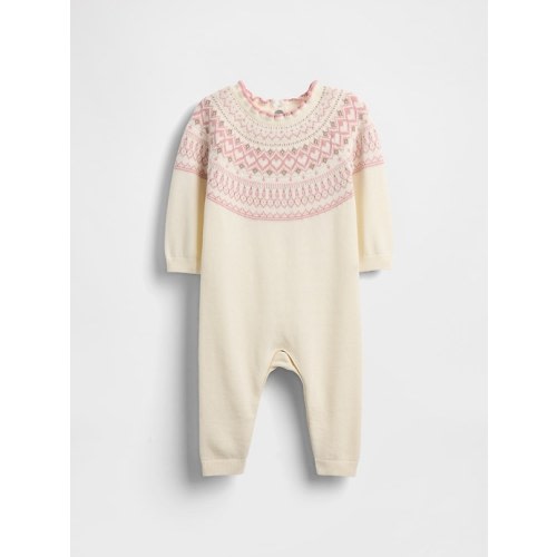 Baby Fair Isle Sweater One-Piece