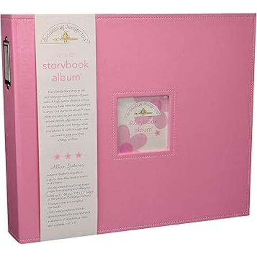 Doodlebug Design Cupcake Storybook for Scrapbooking Album, 12 by 12-Inch
