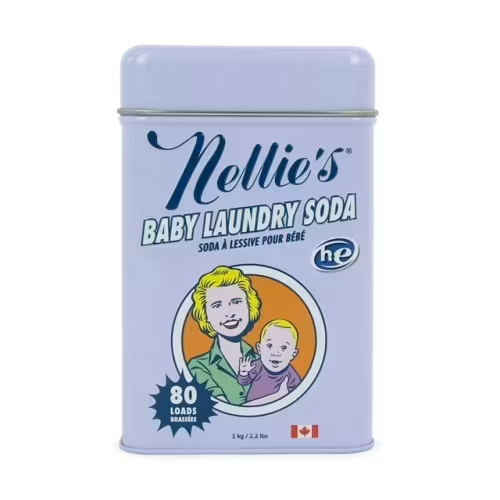 Nellie's Baby Laundry Soda, 1.2kg, Unscented Laundry Detergent