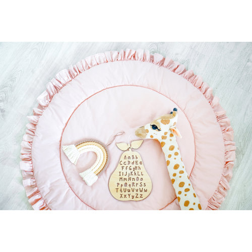 Baby play mat, Round Nursery rug, Ruffled Baby activity mat, Play mat baby, Teepee play mat, Padded play mat