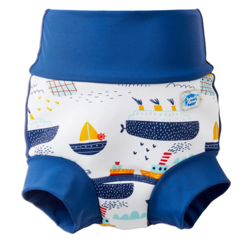 Happy Nappy Duo™ Swim Diaper Tug Boats