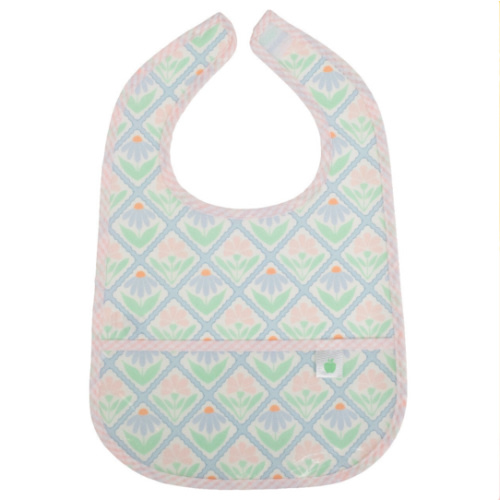 The Wipe It Bib, Pastel Floral - Apple of My Isla Bibs | Maisonette