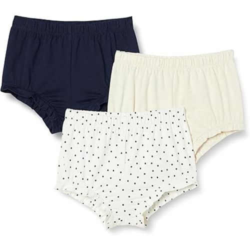 Baby Girls' Cotton Bloomer Shorts with Elastic Waist, Pull-on