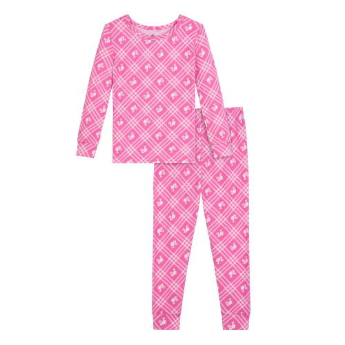 Barbie Toddler Girls Long Sleeve and Sleep Pants Pajama Set, 2-Piece, Sizes 12M-5T