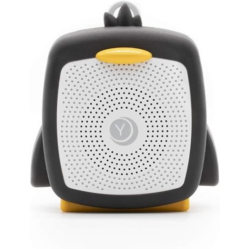 Yogasleep Pocket Baby Soother Penguin, White Noise Machine, 6 Soothing Sounds & Timer for Better Sleep, Includes Brown Noise & Lullabies, Compact Size for Travel & Child Safe, Must Have Registry Gift