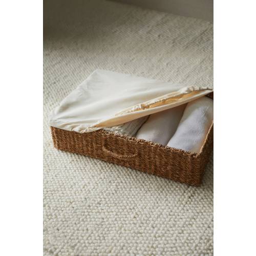 EXTRA-LARGE SEAGRASS STORAGE BASKET