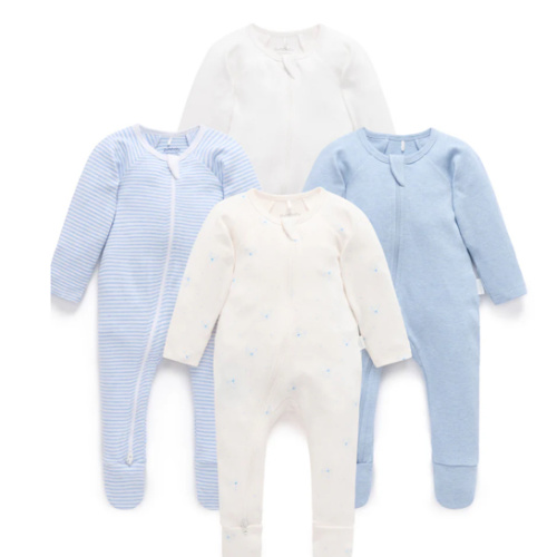 Blue Bear 4 Pack Zip Growsuit