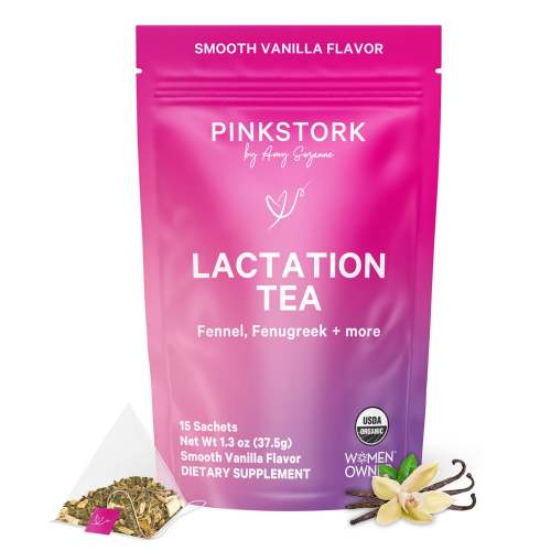 Lactation Tea (Smooth Vanilla) | Pink Stork