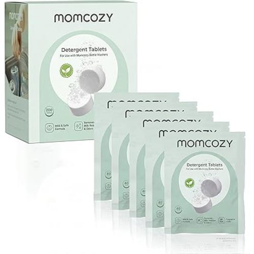 Momcozy Official Detergent Tablets for Momcozy Baby Bottle Washer, 200 Tablets