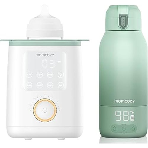 Momcozy Nutri Bottle Warmer & Momcozy Portable Milk Warmer for Travel