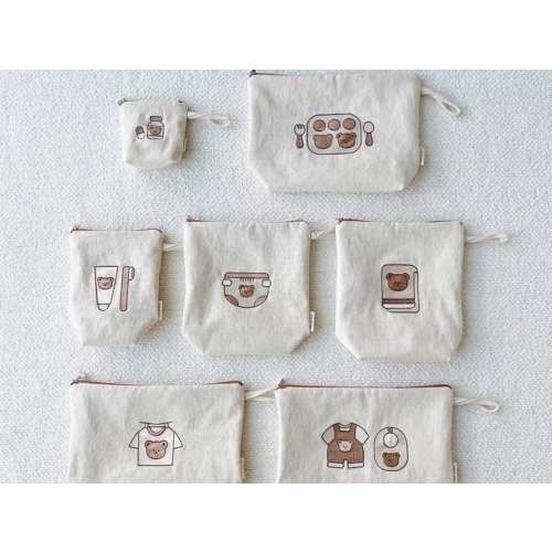 New Mom Neutral Diaper Bag Organizers set of 7, Packing Cubes for babies and toddlers, baby shower gift, gift for mom, organizers for babies