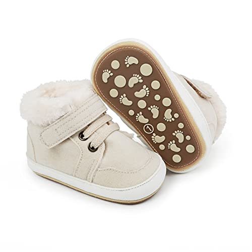 HsdsBebe Baby Boys Girls Pu Leather Hard Bottom Walking Sneakers Toddler Rubber Sole First Walkers Infant Cartoon Slippers Crib Shoes