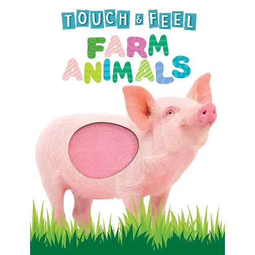 Touch and Feel Farm Animals - Novelty Book - Children's Board Book - Interactive Fun Child's Book