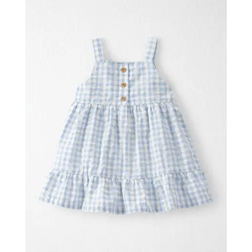 Baby Girl Seersucker Dress Made with Organic Cotton - Little Planet | Carter's