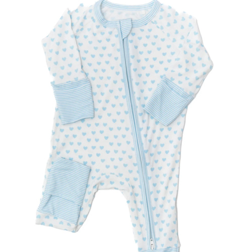 Hearts & Stripes Sleep Romper