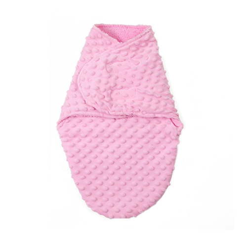 Dosaele Newborn Wrap Swaddle Warm Soft Fleece Blanket Baby Sleeping Bag Envelope for Sleeping Bag Cotton Thicken for Baby 0-6 months