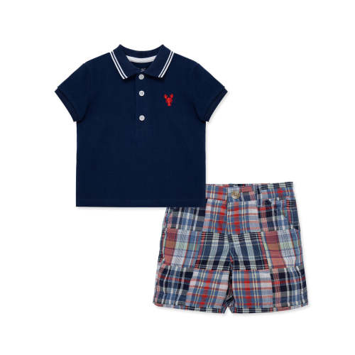 Lobster Polo Short Set (2T-4T)