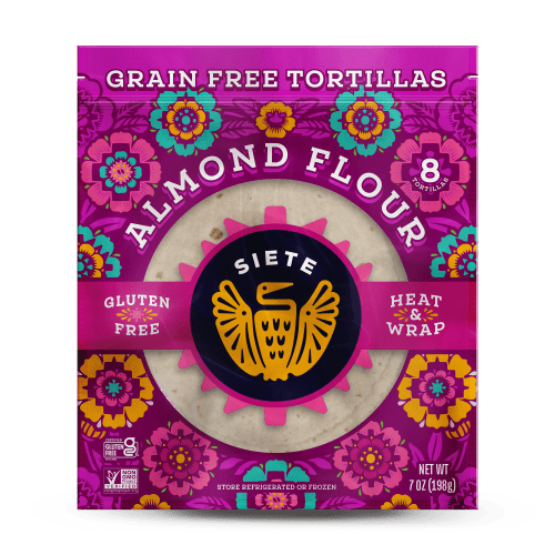 Siete Foods Grain Free Almond Flour Tortillas, 7oz., 8 Count