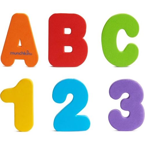 Munchkin® Learn™ Bath Letters and Numbers 36pc Toddler Bath Toy