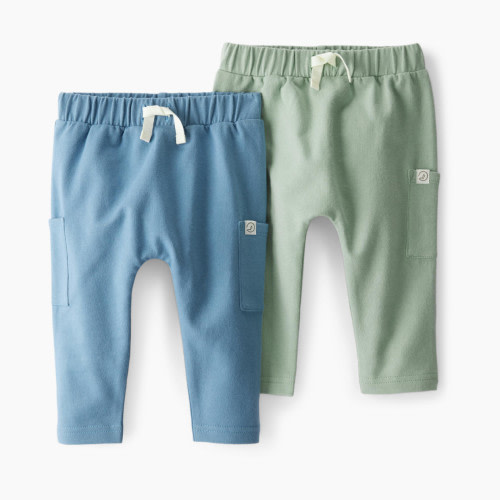 Carter's Little Planet 2-Pack Organic Cotton French Terry Joggers - Multi, 0-3 M