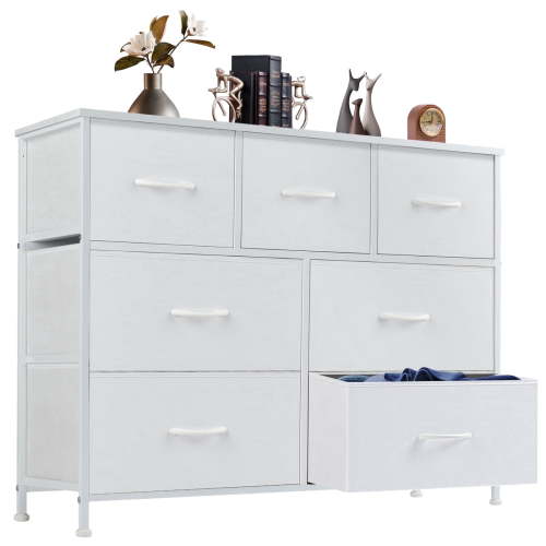 CONCETTA Fabric Dresser Storage Chest with 7 Drawers, Waterproof, for Bedroom Closet
