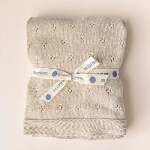 Cotton Heirloom Pique Blanket