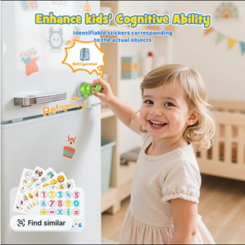 Dinosaur Talking Flash Cards with Interactive Learning Stickers Montessori