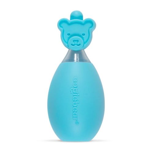 oogiebear Bulb Aspirator Handheld Baby Nose Cleaner for Newborns, Infants, and Toddlers, Color: Blue