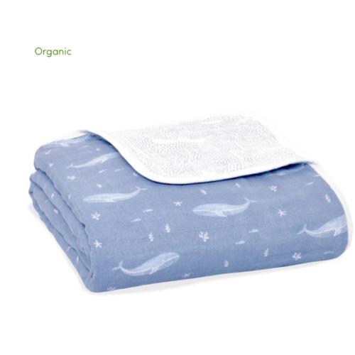 organic cotton muslin dream blanket