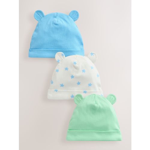 Blue/Green Baby Beanies (0-18mths)