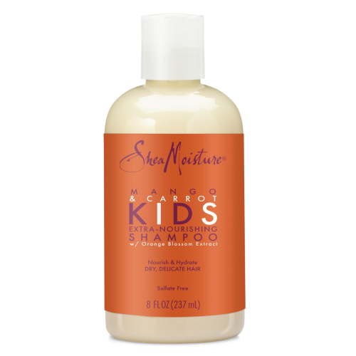 SheaMoisture Kids Nourishing Daily Shampoo for Dry Hair, Mango and Carrot, 8 fl oz Bottle