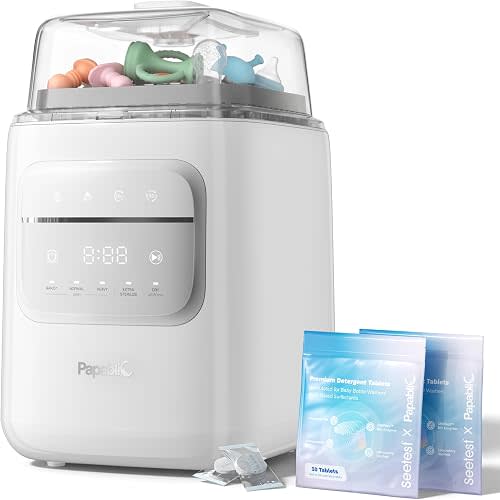 Papablic P8 Bottle Washer & Sterilizer & Dryer with 8 Bottles Capacity