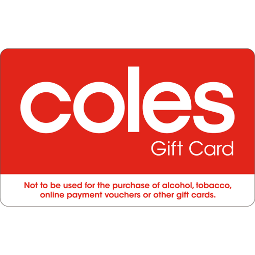 Coles supermarket gift card